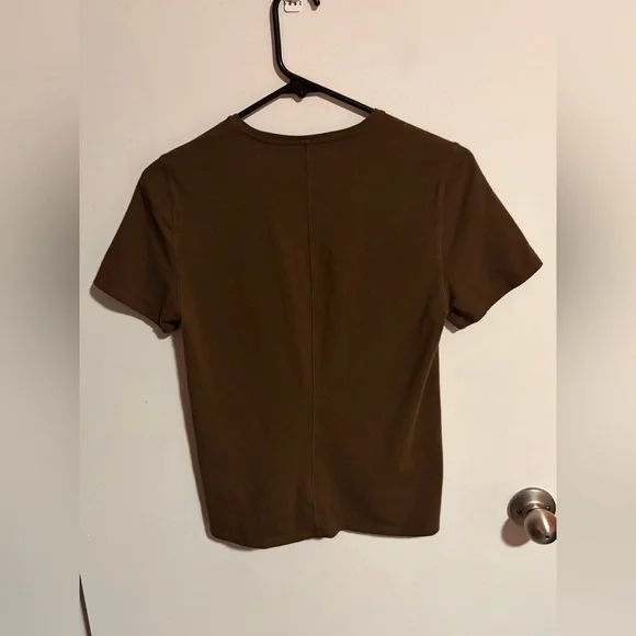 Everlane Brown Short Sleeve Shirt - Picture 7 of 7